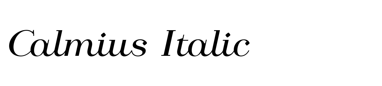 Calmius Italic